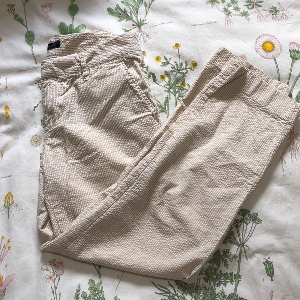 Tommy Hilfiger Women's Tan Cropped Pants